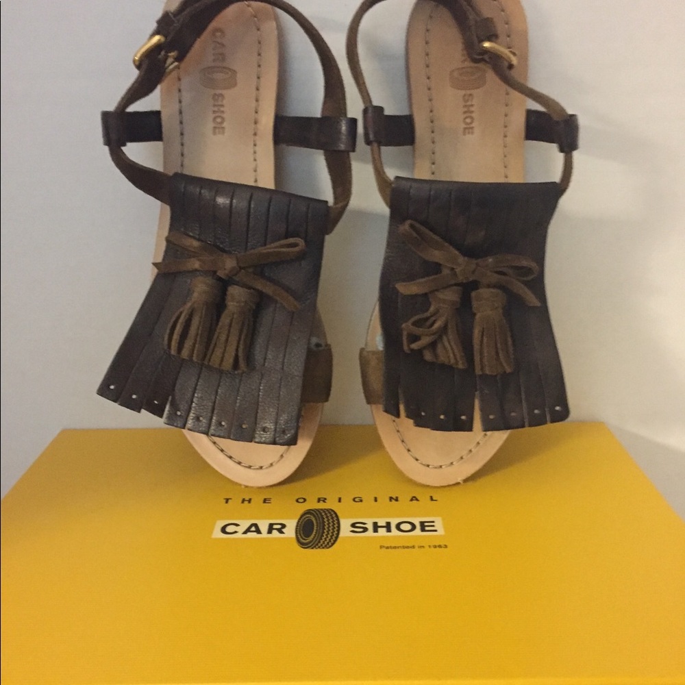 EUC Car Shoe (Prada Group) Donna Sandal 6.5